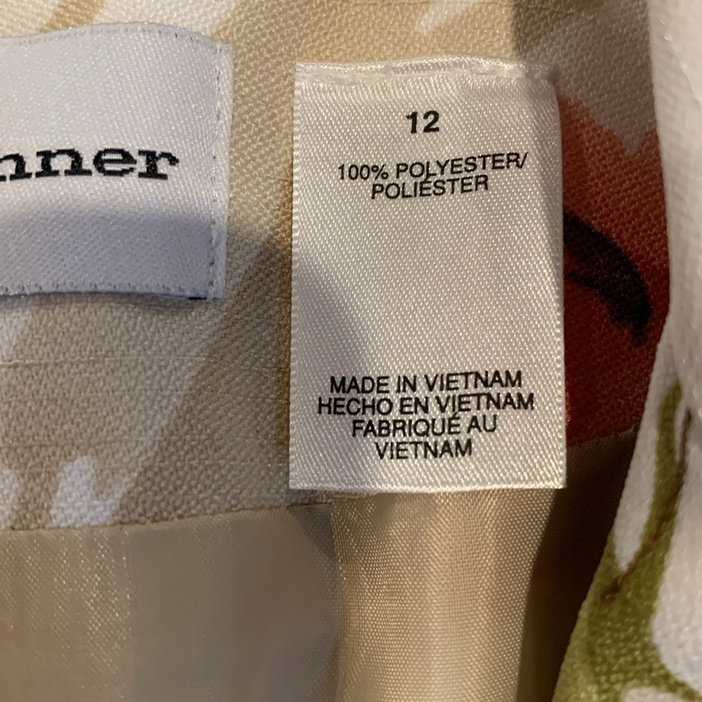 NWOT - Alfred Dunner Buttonless Floral Blazer Size 12 - NWOT - Picture 12 of 16